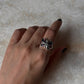 Mystic Topaz Butterfly 925 Sterling Silver Ring