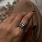 Mystic Topaz Butterfly 925 Sterling Silver Ring
