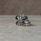 Mystic Topaz Butterfly 925 Sterling Silver Ring