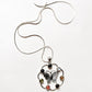 Seven Chakra Butterfly 925 Sterling Silver Pendant