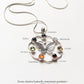Seven Chakra Butterfly 925 Sterling Silver Pendant