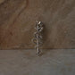 Handcrafted 925 Silver Trident Pendant with Serpent Motif