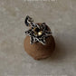Citrine Star Celtic Knot 925 Sterling Silver Pendant