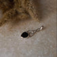 Celtic Symbol Trinity Knot Pendant with Black Onyx in Silver  