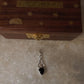 Handcrafted 925 Silver Celtic Trinity Knot Black Onyx Pendant