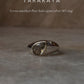 Green Amethyst Pear Hula Signet 925 Sterling Silver Ring  