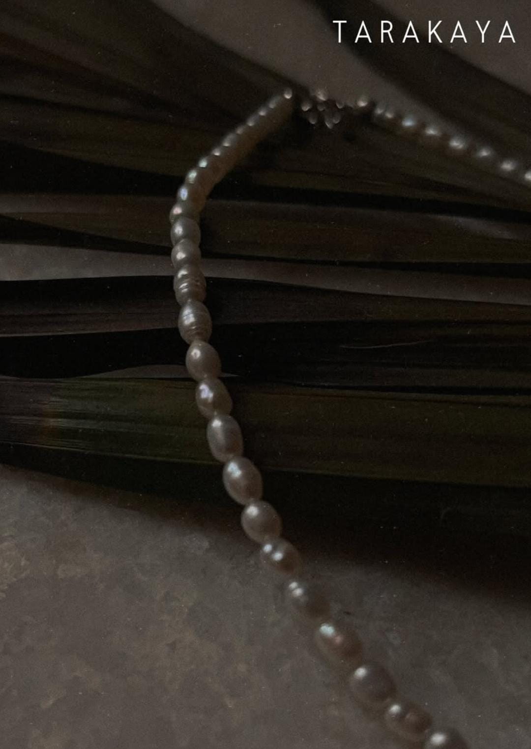 Natural Fresh Water Pearl 3-4MM 925 Sterling Silver Lock Necklace