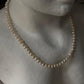 Classic Freshwater Pearl Necklace with Silver Lock
