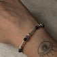 Handcrafted 4mm Crystal Bracelet in Sterling Silver  