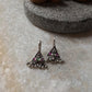 Handcrafted Antique Teekona Ghungroo Ear Cuffs in 925 Sterling Silver