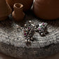 Oxidized Silver Ghungroo Bugadi Ear Cuff Earrings for Women  