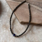 Evil Eye & Black Bead Nazariya 925 Sterling Silver Anklet