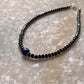 Evil Eye & Black Bead Nazariya 925 Sterling Silver Anklet