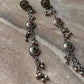 Antique Banjara Ghungroo Boho Statement 925 Sterling Silver Earrings