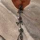 Antique Banjara Ghungroo Boho Statement 925 Sterling Silver Earrings