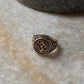 Antique Om/ Aum Trishul 925 Sterling Silver Ring