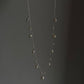 Elegant freshwater pearl choker necklace in 925 silver cable chain