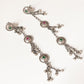Antique Banjara Ghungroo Boho Statement 925 Sterling Silver Earrings