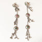 Antique Banjara Ghungroo Boho Statement 925 Sterling Silver Earrings