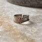 Handcrafted Double Rawa V Adjustable 925 Sterling Silver Ring  