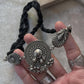 Antique Mandala Ghungroo Choker 925 Sterling Silver Necklace