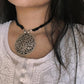 Gulbahar Chitai Antique Handcrafted Choker 925 Sterling Silver Necklace