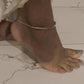 Classic Flat Snake Antique Pure 925 Sterling Silver Anklet
