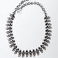 Tribal Mango Leaf Motif Boho 925 Sterling Silver Necklace