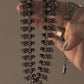 Tribal Mango Leaf Motif Boho 925 Sterling Silver Necklace