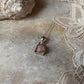 Rose Quartz Raw Uncut 925 Sterling Silver Pendant