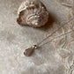 Rose Quartz Raw Uncut 925 Sterling Silver Pendant