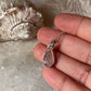 Rose Quartz Raw Uncut 925 Sterling Silver Pendant