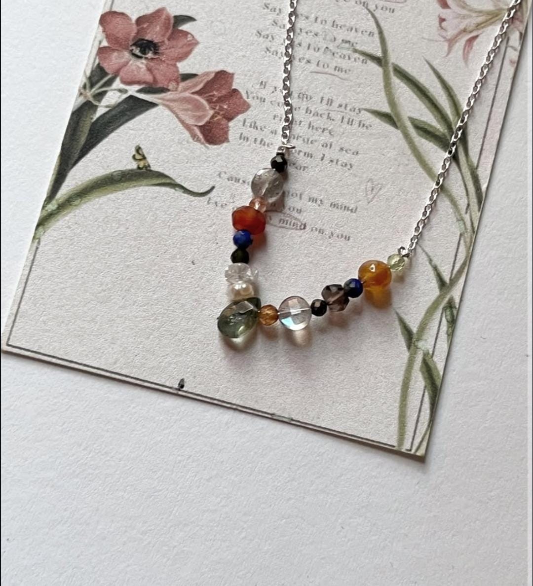 Multi Minimal 925 Sterling Silver Necklace