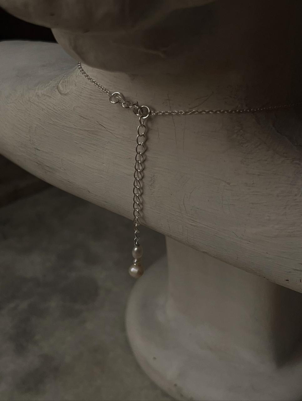 Fresh Water Pearls Choker, Lever Back Earring and 2mm Silver Ball Bracelet Handcrafted 925 Sterling Silver Stack Set