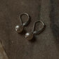 Fresh Water Pearls Round Lever Back 925 Sterling Silver Earring