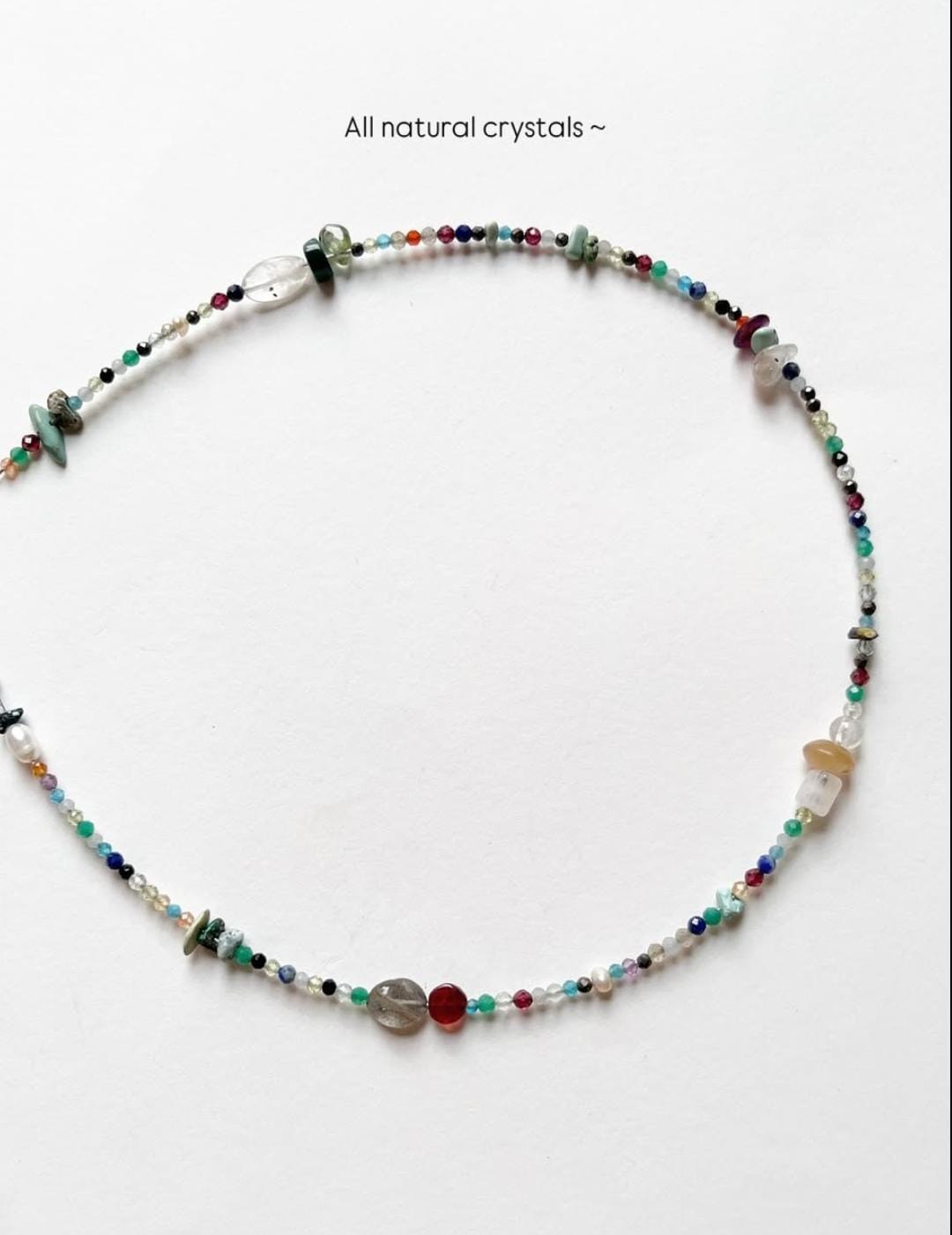 Multi Gemstones 925 Sterling Silver Necklace