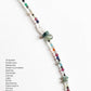 Multi Gemstones 925 Sterling Silver Necklace