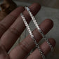 Flat Double Link Chain 925 Sterling Silver Daily Wear Anklet