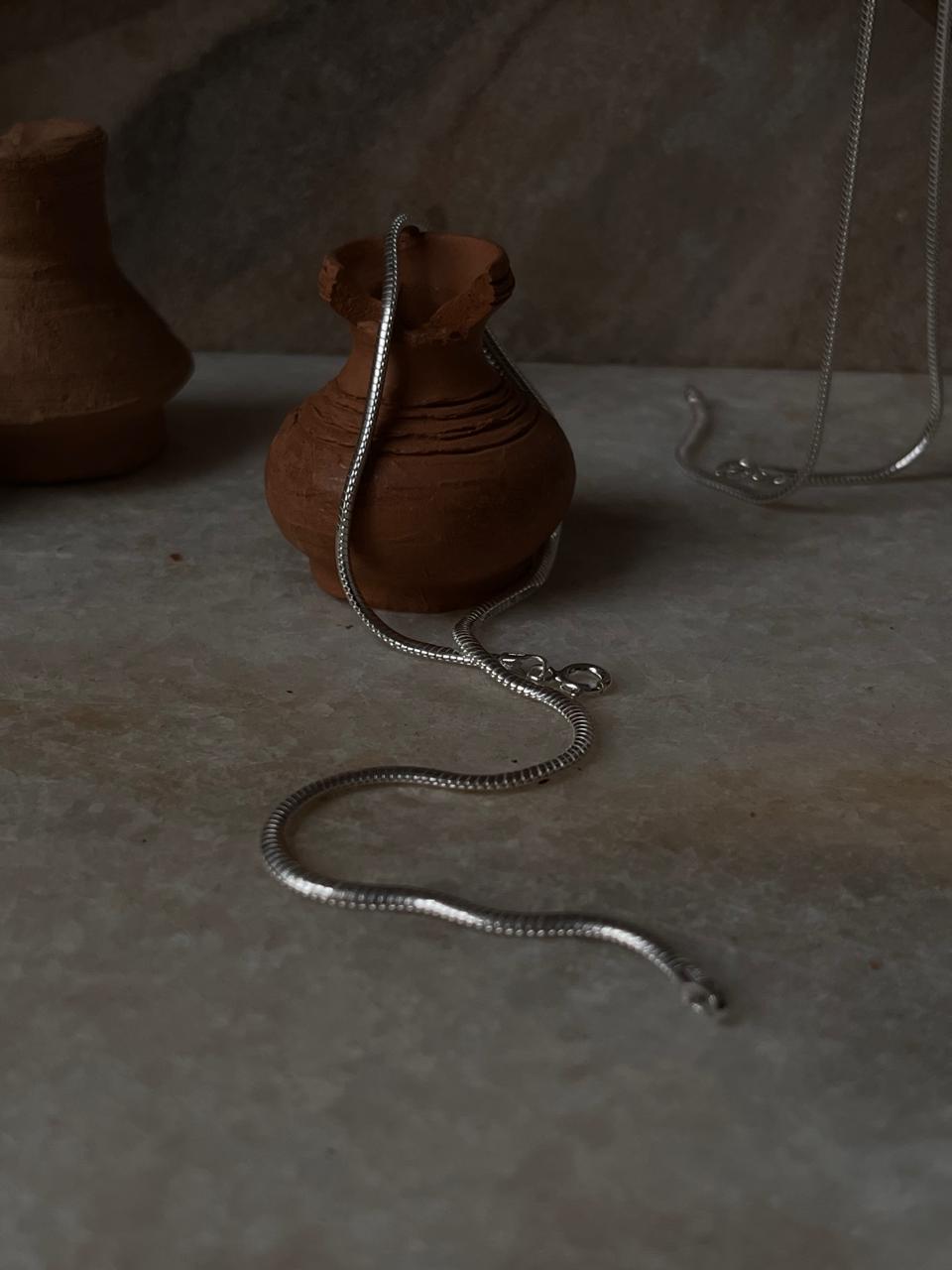 Chunky Flat Snake Chain 925 Sterling Silver Daily Wear Anklet