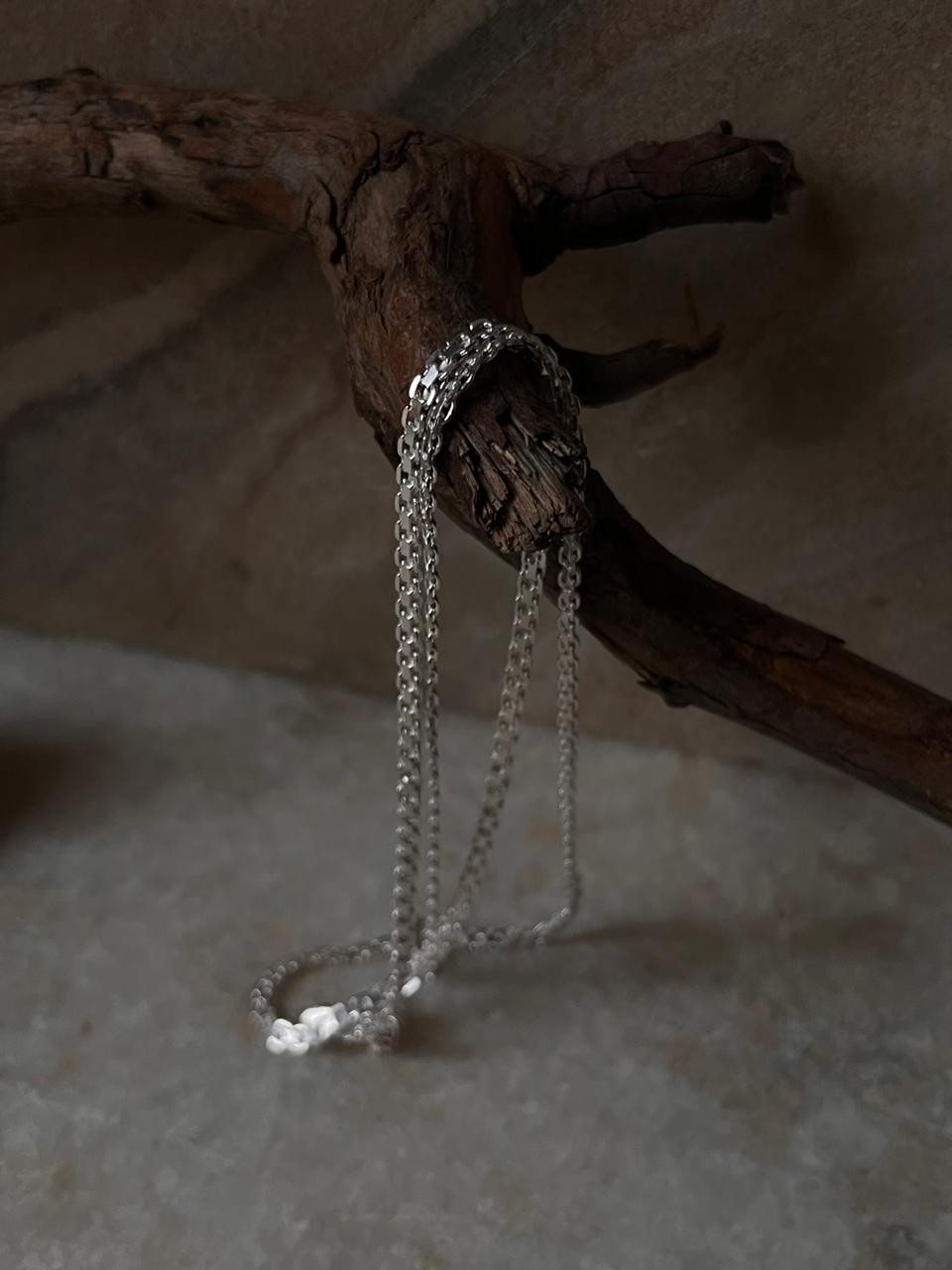 Flat Double Link Chain 925 Sterling Silver Daily Wear Anklet