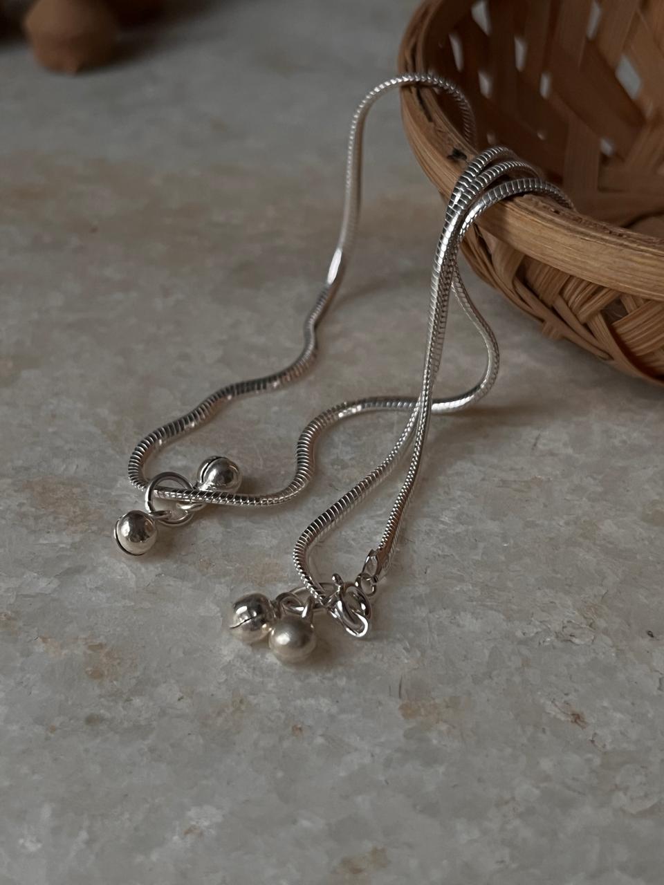 Chunky Flat Snake Chain 925 Sterling Silver Daily Wear Anklet