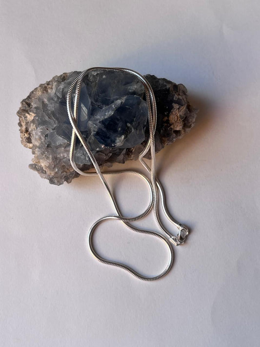 Classic Flat Snake 925 Sterling Silver Chain