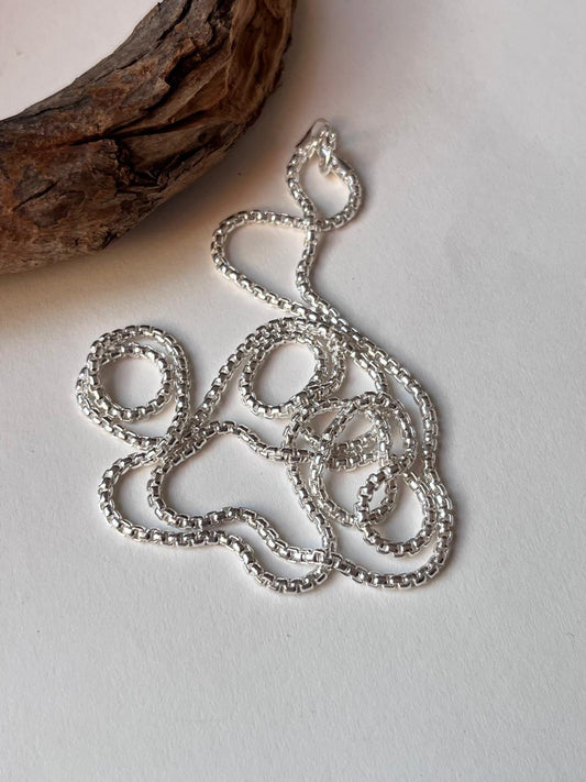 Classic Box 925 Sterling Silver Chain