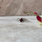 Garnet Celtic Knot 925 Sterling Silver Ring