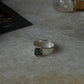 Labradorite Oval Contemporary Chunky Thick Stack Band 925 Sterling Silver Ring