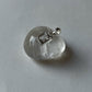 Clear Quartz Rectangle Cut 925 Sterling Silver Unisex Pendant