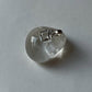 Clear Quartz Square Cut 925 Sterling Silver Unisex Pendant