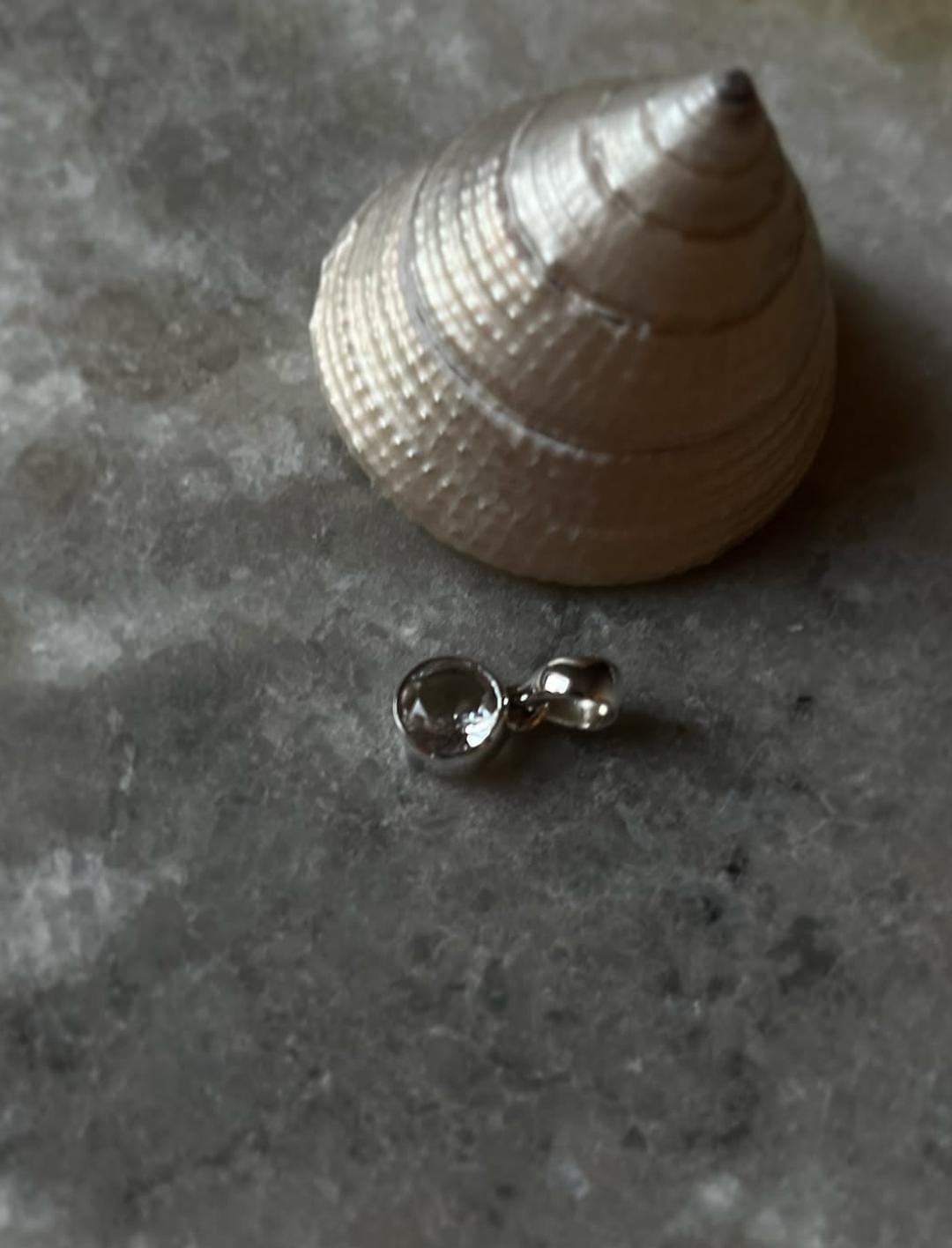 Clear Quartz Round Cut 925 Sterling Silver Pendant