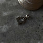Clear Quartz Rectangle Cut 925 Sterling Silver Unisex Pendant
