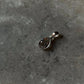 Clear Quartz Pear Cut 925 Sterling Silver Unisex Pendant